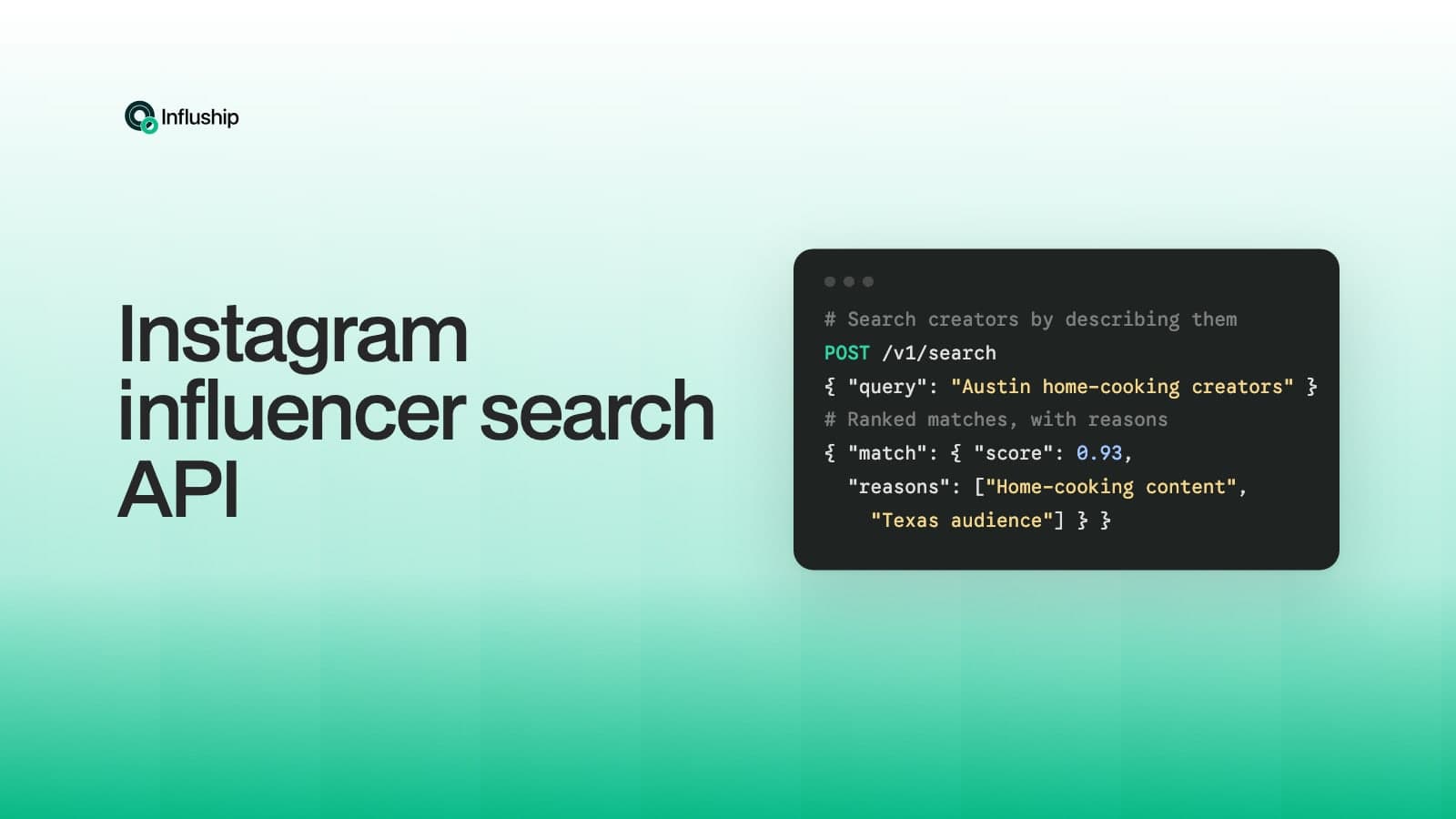 Instagram Influencer Search API (2026)